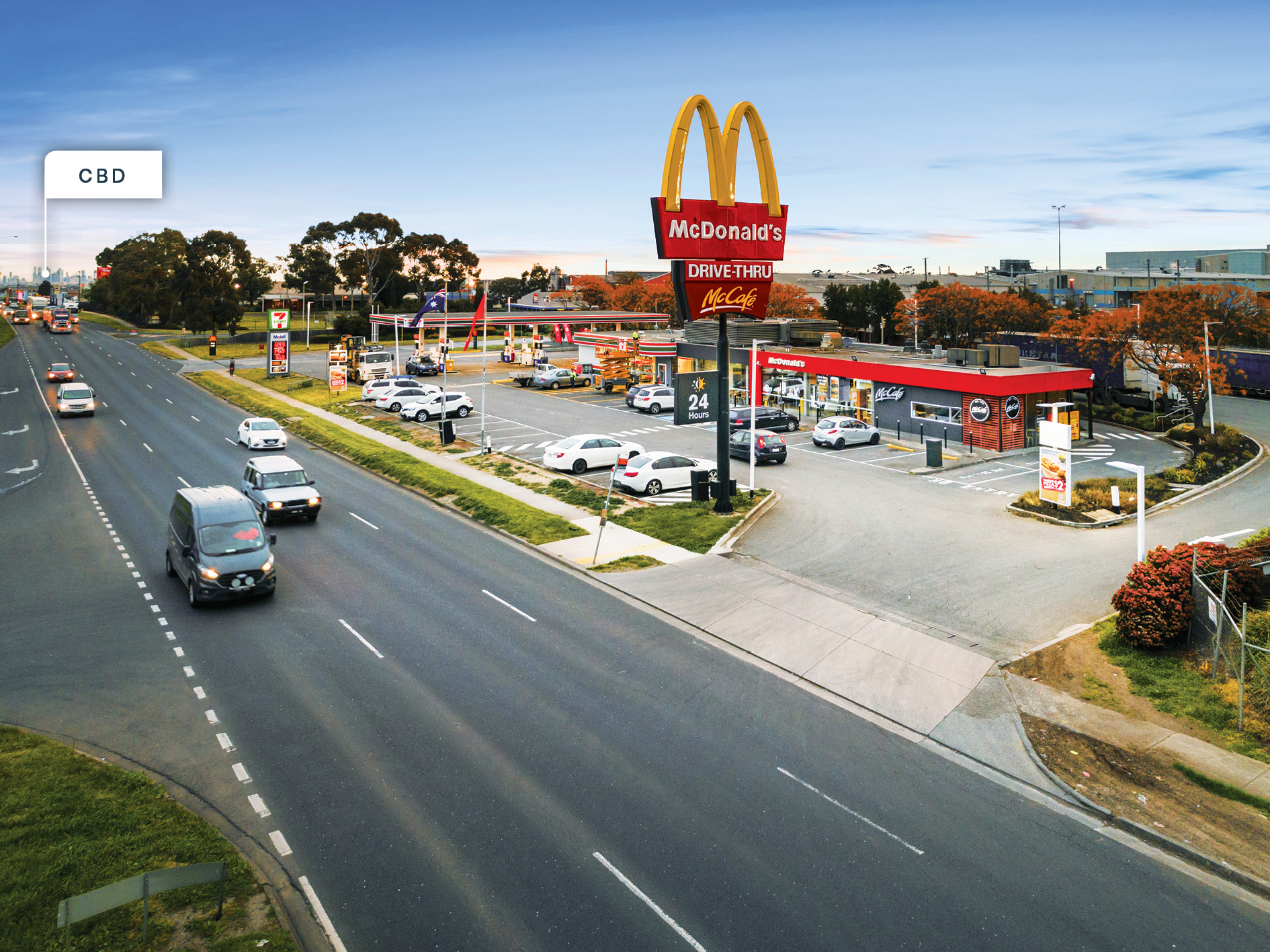 Freestanding Melbourne 7 Eleven With Long Term Sub Lease To McDonald s